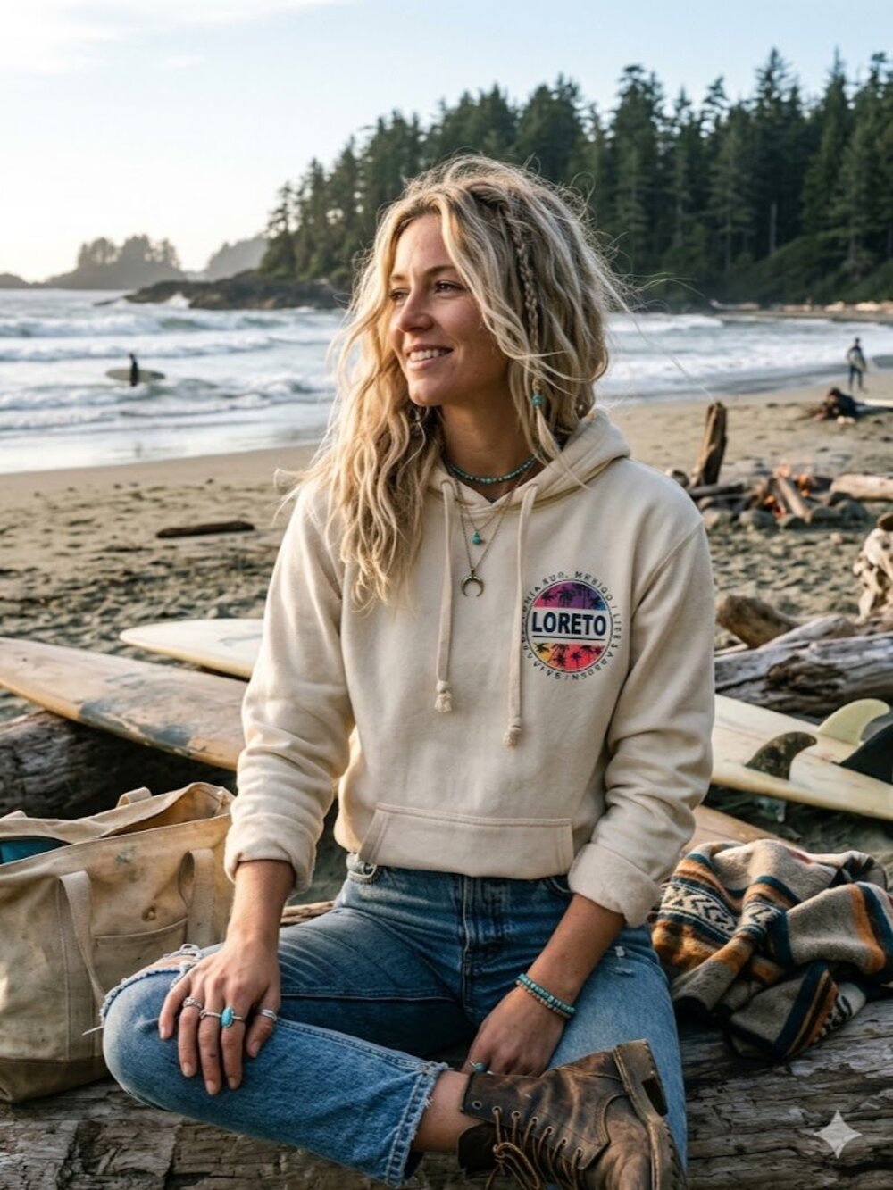 Loreto Surf Hoodie Size Small New Without Tags